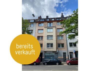 Direkte Nachbarschaft zur FH Düsseldorf!  Gepflegtes Mehrfamilienhaus mit 8 Wohneinheiten,  Ladenlokal und Gewerbeeinheit im Hof